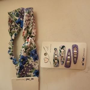 Scunci Headband and Clips Set